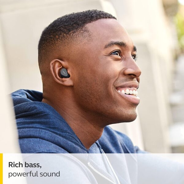 Jabra Elite 2 In Ear Wireless Bluetooth Earbuds – Noise Isolating True Wireless buds with 2 built-in Microphones, Rich Bass, Customizable Sound and Alexa Built-in (Android Only)- Dark Grey - Image 4