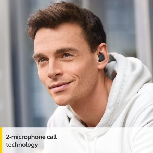 Jabra Elite 2 In Ear Wireless Bluetooth Earbuds – Noise Isolating True Wireless buds with 2 built-in Microphones, Rich Bass, Customizable Sound and Alexa Built-in (Android Only)- Dark Grey - Image 5