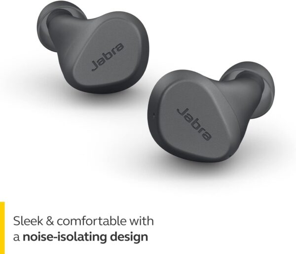 Jabra Elite 2 In Ear Wireless Bluetooth Earbuds – Noise Isolating True Wireless buds with 2 built-in Microphones, Rich Bass, Customizable Sound and Alexa Built-in (Android Only)- Dark Grey - Image 6