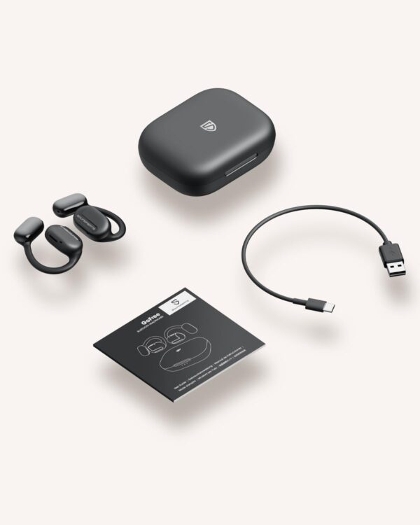 SoundPEATS GoFree Open Ear Headphones Bluetooth 5 3, Wireless Earbuds with Earhooks Hi Res Audio with LDAC, Air Conduction Earphones for Sports 45H Playtime, Waterproof with Mic App Control - Image 10