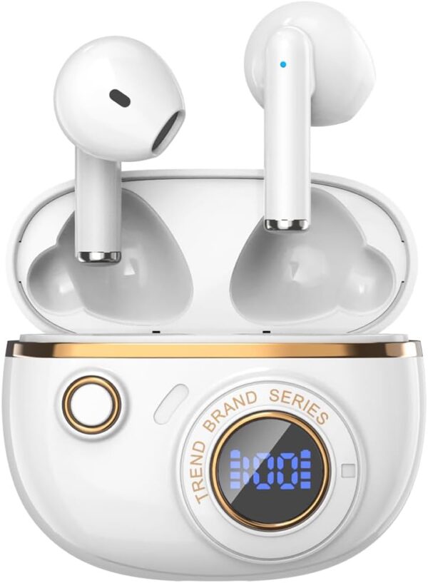 Rescien 2024 Upgrade Wireless Earbuds Bluetooth Earphones with 5.4 Bluetooth ENC Noise Cancelling Earphone - Image 2