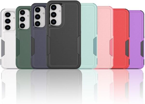 for Samsung Galaxy S24 Case: Dual Layer Protective Heavy Duty Cell Phone Cover Shockproof Rugged with Screen Protector - Military Protection Bumper Tough - Samsung Galaxy S24 2024, Blue - Image 9