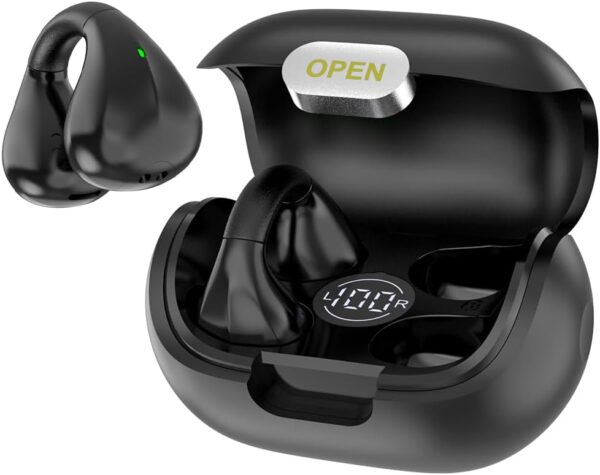 Rescien Open Ear Wireless Clip Earbuds Sport Earphones with Bluetooth 5.3 Earpods for Android and iPhone Headphones Sports 3D Stereo Sound On Earphones for Sport Running Cycling Driving Gym - Image 2