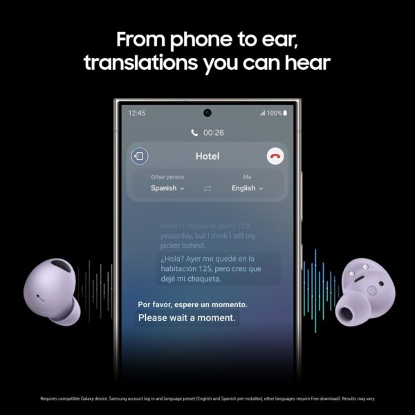 SAMSUNG Galaxy Buds 2 Pro True Wireless Bluetooth Earbuds w/Noise Cancelling, Hi-Fi Sound, 360 Audio, Comfort Ear Fit, HD Voice, Conversation Mode, IPX7 Water Resistant, US Version, Graphite - Image 4