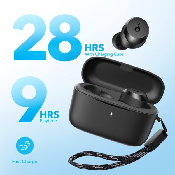 Soundcore by Anker A25i True Wireless Earbuds • Bluetooth 5.3 • App • Customized Sound • 28H Long Playtime • Water-Resistant • 2 Mics for AI Clear Calls • Single Earbud Mode - Image 5