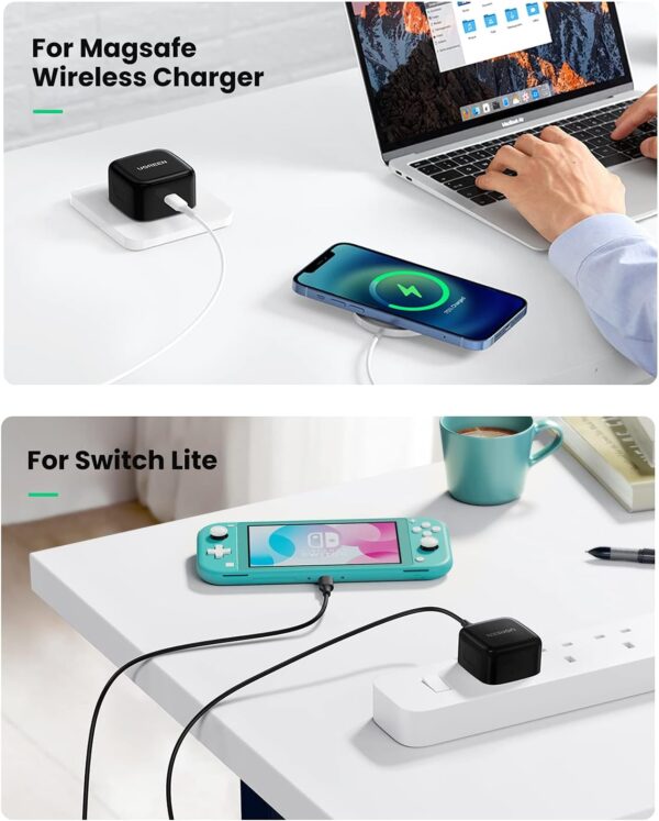 UGREEN iPhone 16 Pro Charger Fast PD20W USB C Wall Charger Fast Charging Type-C Charger Plug Universal Travel Adapter USB-C Plug Compatible for iPhone 16/16 Pro Max/16 Pro/16Plus/15/14/13,Samsung,etc - Image 6