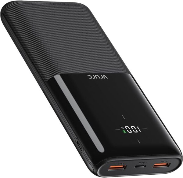 VRURC Power Bank 20000mAh 20W Fast Charging PD 18W QC 3.0 USB C Battery Pack Portable Charger with 3 Outputs & 2 Inputs Compatible with iPhone/Samsung/iPad/Android Smartphone/Tablet - Image 2