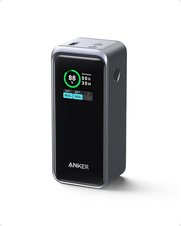 Anker Prime Power Bank, 20,000mAh Portable Charger with 200W Output, Smart Digital Display, 2 USB-C and 1 USB-A Port Compatible with MacBook Pro/Air, iPhone 16/15/14 Series, Samsung, Huaiwei, Dell - Image 2