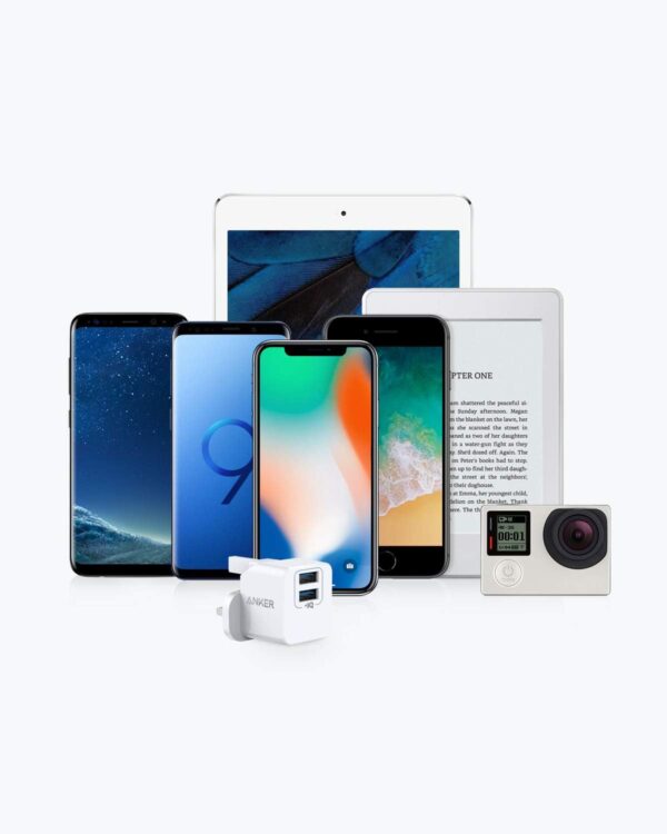 Anker USB Plug, PowerPort Mini Dual Port USB Charger, Super Compact Wall Charger, 2.4A Output for iPhone 16/16 Pro/16 Plus /16 Pro Max, 15/14/13/12 Series, iPad, Samsung, Huawei, Xiaomi and More - Image 6