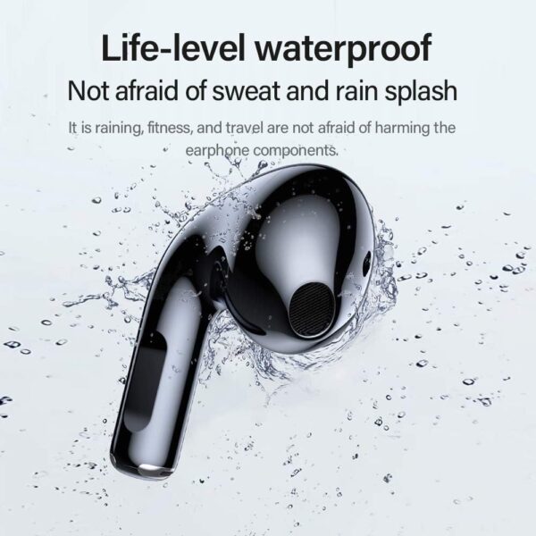 Lenovo LivePods LP40 TWS Semi-In-Ear Earbuds BT 5.0 True Wireless Earbuds with Touch Control Handsfree Call Stereo Sound Noise Cancelling Headphones with Two-Ear Design, Black - Image 10