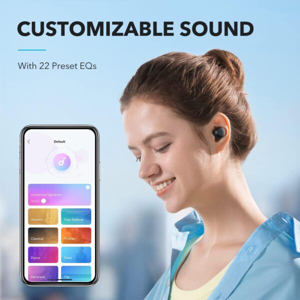 Soundcore by Anker A25i True Wireless Earbuds • Bluetooth 5.3 • App • Customized Sound • 28H Long Playtime • Water-Resistant • 2 Mics for AI Clear Calls • Single Earbud Mode - Image 3