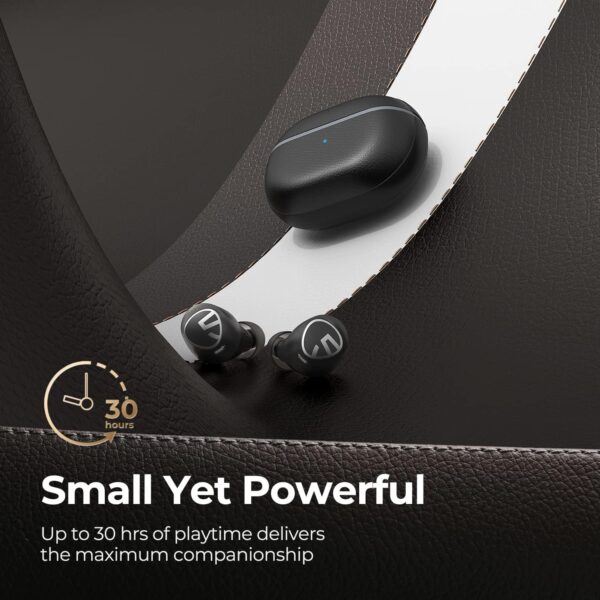 SoundPEATS Free2 classic Wireless Earbuds Bluetooth Headphones with 30Hrs Playtime in-Ear Wireless Earphones, Built-in Mic for Clear Calls, Touch Control, Single/Twin Mode, Stereo Sound - Image 3