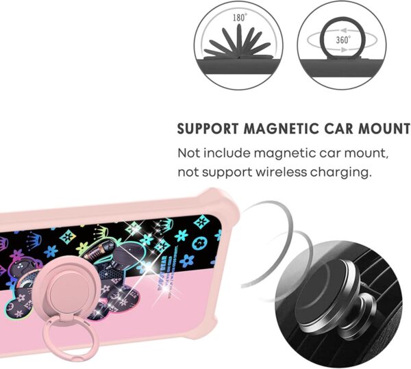 jioeuinly Cloud Mobile Stratus C7 Case Compatible with Cloud Mobile Stratus C7 Phone Case Cover [with Tempered Glass Screen Protector][Hard PC + Soft Silicone][Colorful Reflect Light] IMDF-JXX - Image 5