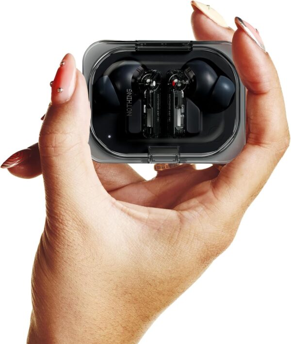 Nothing Ear (a), TWS, ChatGPT Integrated, Dynamic Bass Boost, Hi-Res with Hybrid ANC Noise Cancellation upto 45dB, (Black) - Image 6