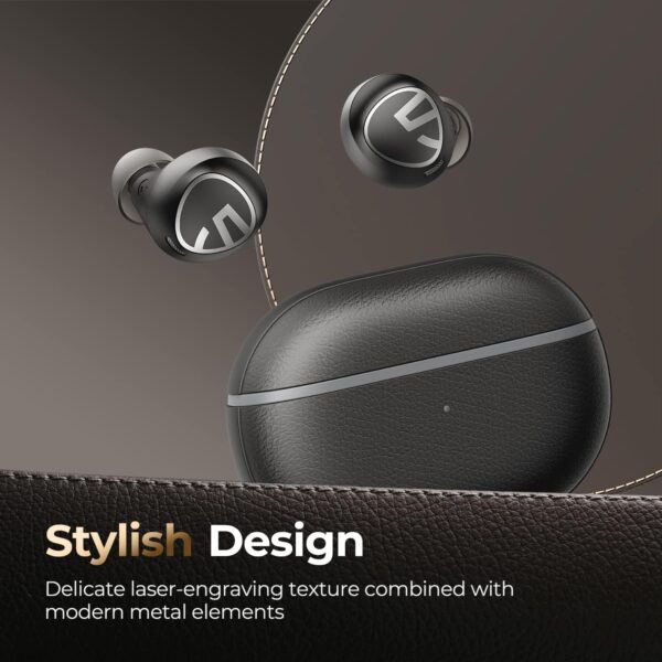 SoundPEATS Free2 classic Wireless Earbuds Bluetooth Headphones with 30Hrs Playtime in-Ear Wireless Earphones, Built-in Mic for Clear Calls, Touch Control, Single/Twin Mode, Stereo Sound - Image 4