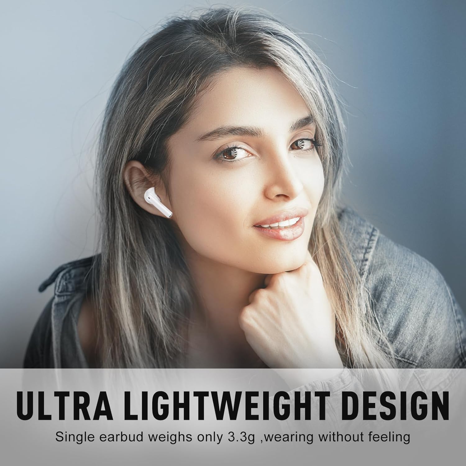 ZIPFORCE True Wireless Earbuds, in-Ear Bluetooth 5.3 Headphones 4-Mics ENC Clear Call, Bluetooth Earbuds Touch Control 40 Playtime, IPX6 Waterproof TWS, Light-Weight Earphones - Image 10