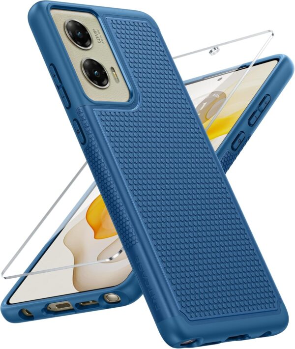 FNTCASE for Motorola Moto G-Stylus-5G-2024 Case: Dual Layer Protective Heavy Duty Cell Phone Cover Shockproof Rugged with Non Slip Textured Back - Military Protection Bumper Tough - 2024, 6.7 inch - Image 2
