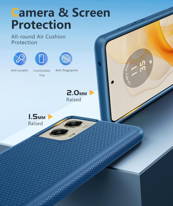 FNTCASE for Motorola Moto G-Stylus-5G-2024 Case: Dual Layer Protective Heavy Duty Cell Phone Cover Shockproof Rugged with Non Slip Textured Back - Military Protection Bumper Tough - 2024, 6.7 inch - Image 7