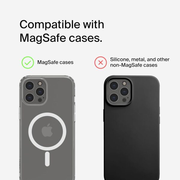 Belkin MagSafe Charger, BoostCharge 3-in-1 Magnetic Foldable Charger with Qi2 15W - MagSafe-Compatible Fast Charger for Apple iPhone 16, Apple Watch, AirPods with Non-Slip Base, PSU Included - Black - Image 9