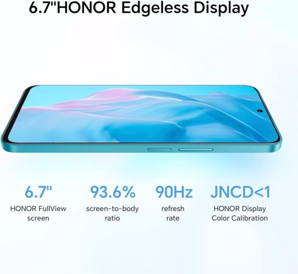 HONOR X8a Mobile Phone Unlocked, 100MP Triple Camera, 6.7" 90Hz Fullview Display, 6 GB+128 GB, Android 12, Dual SIM, Titanium Silver - Image 4