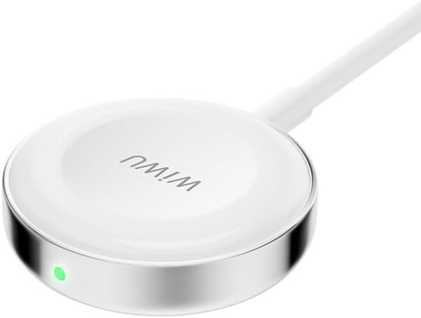 WIWU Wi-M18 Watch Wireless Charger - Silver - Image 5