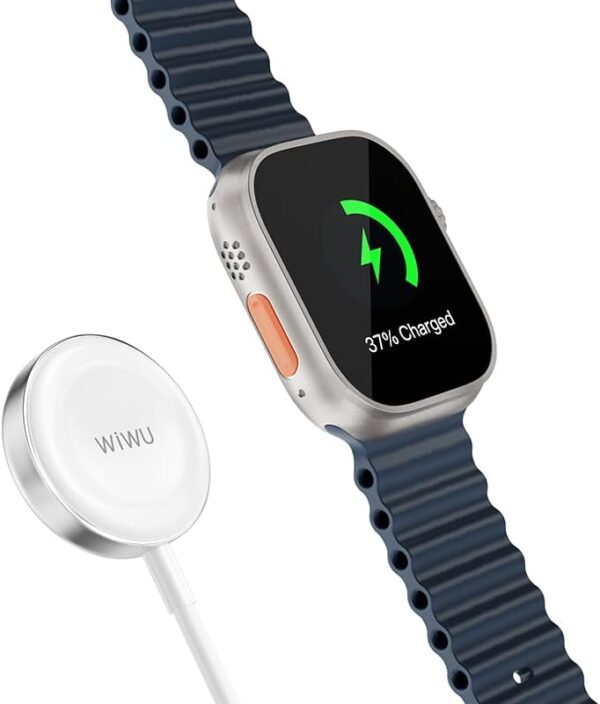WIWU Wi-M18 Watch Wireless Charger - Silver - Image 6