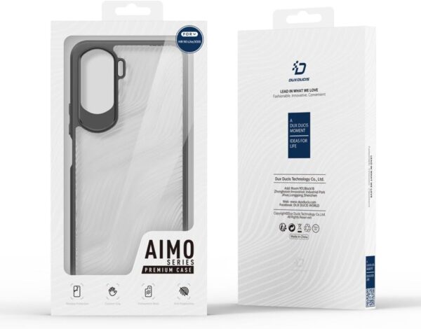 OIATROE Back Cover for Honor 90 Lite/X50i, [Slim-Fit] [Anti-fingerprint] [Matte Texture] -Black - Image 8