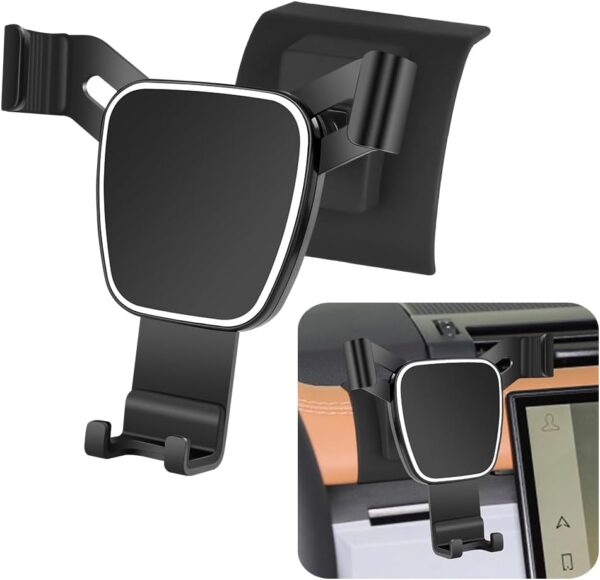 LUNQIN Car Phone Holder for Land Rover Defender 2020-2024 Auto Accessories Navigation Bracket Interior Decoration Mobile Cell Phone Mount case - Image 2