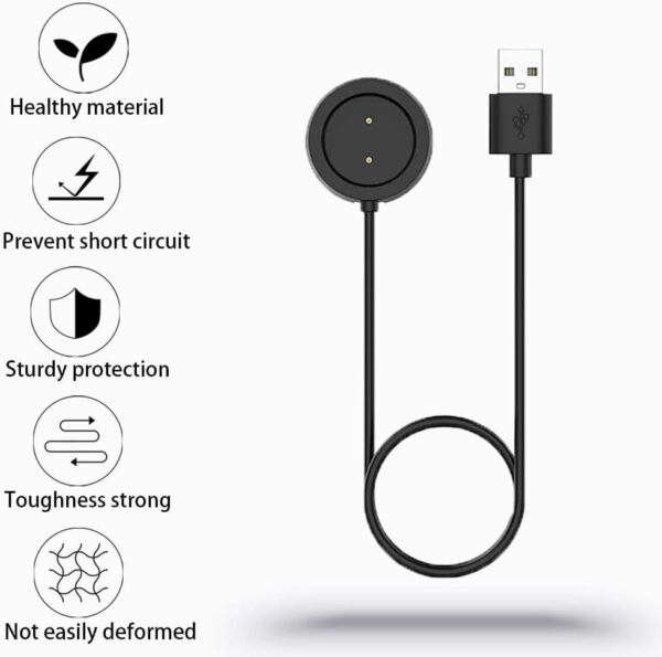 SKEIDO 1M Charging Cable Smart Accessories Portable Charging Charger compatible with AMAZFIT GTS Smart Watch Fast Charger Charging Dock - Image 5