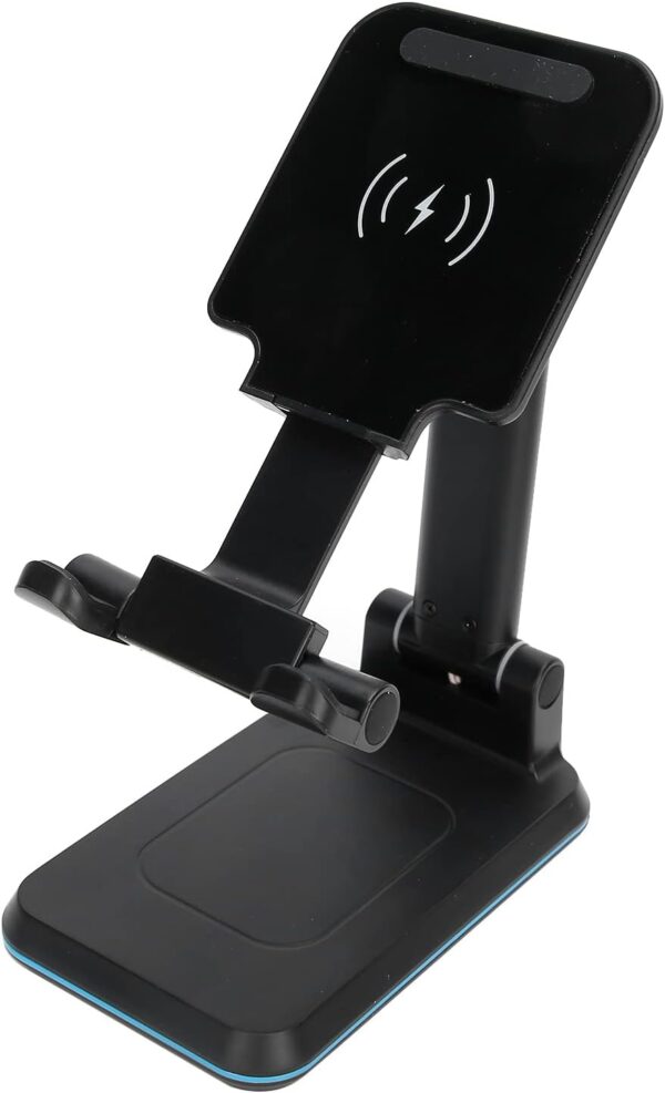 NIBEMINENT Retractable Mobile Phone Holder Folding Wireless Charger Portable Wireless Charging Stand - Image 6