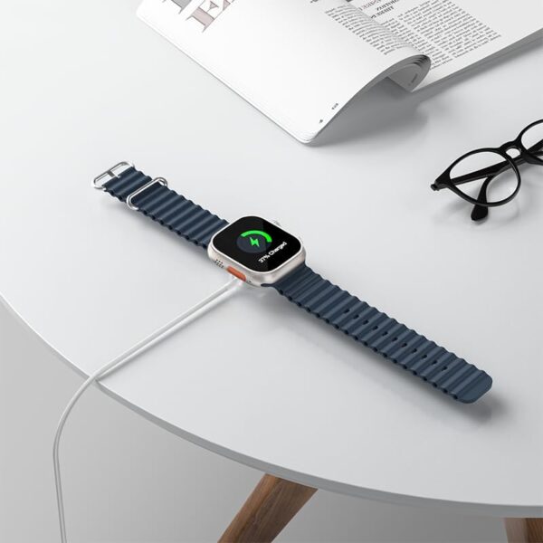 WIWU Wi-M18 Watch Wireless Charger - Silver - Image 7