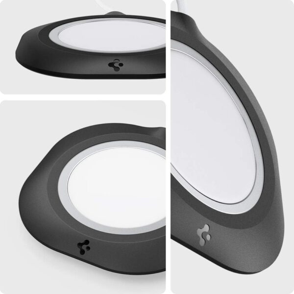 Spigen Mag Fit designed for MagSafe Charger Pad Case compatible with iPhone 13, iPhone 12 Models (Charger Not included) - Black - Image 4
