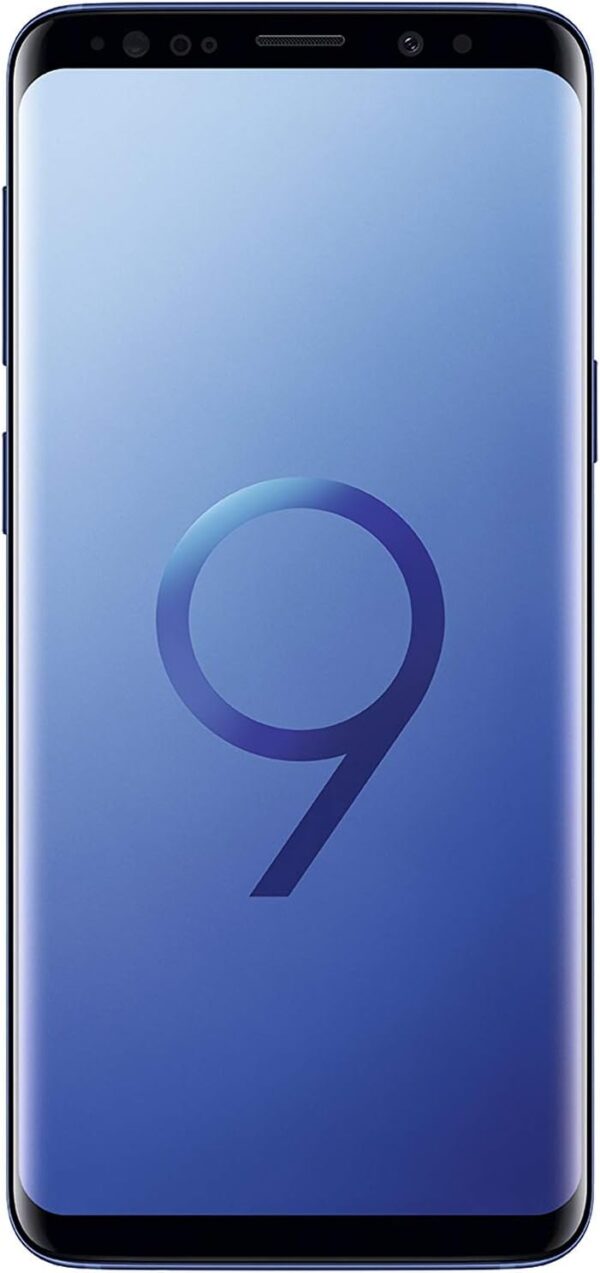 SAMSUNG Galaxy S9 4G Smartphone (64GB, Sm G9600, Factory Unlocked, Coral Blue) (Renewed) - Image 2