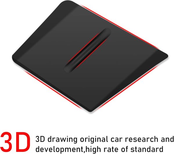 Yumzeco Compatible with 2021-2024 Tesla Model S Model X Wireless Charging Mat Silicone Mat,Model S Model X Center Console Charger Mat 2021 2022 2023 2024 Model S X Accessories - Image 8