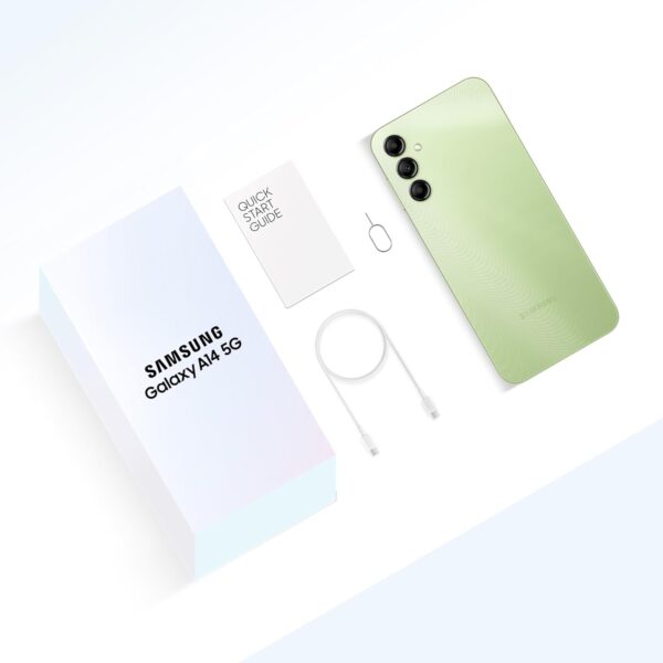 SAMSUNG Galaxy A14 Dual 8GB RAM 128GB 5G (Light Green), SM-A146B - Image 5