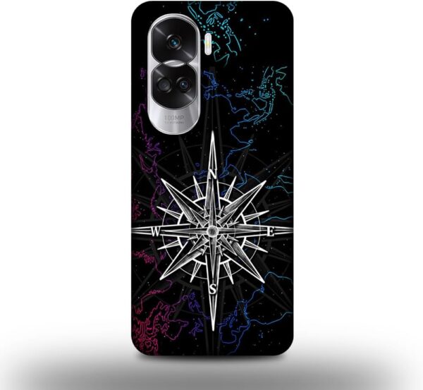 AMC Design TPU Mobile Case Cover for Honor 90 Lite (LTE / 5G) with Art design 34 - Image 2