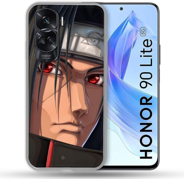 Cokitec Reinforced Protective Case for Honor 90 Lite 5G Manga Naruto Itachi Face - Image 2