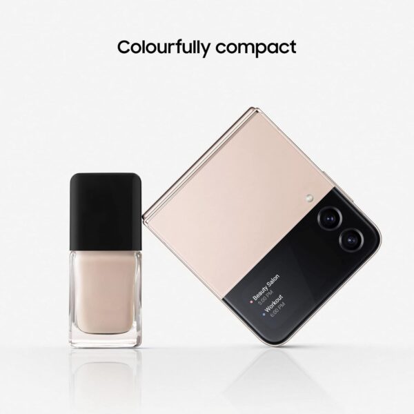 SAMSUNG Galaxy Z Flip4 5G Smartphone Sim Free Android Folding Phone 128GB, Pink Gold, 3 Year Manufacturer Warranty, UK Version - Image 8
