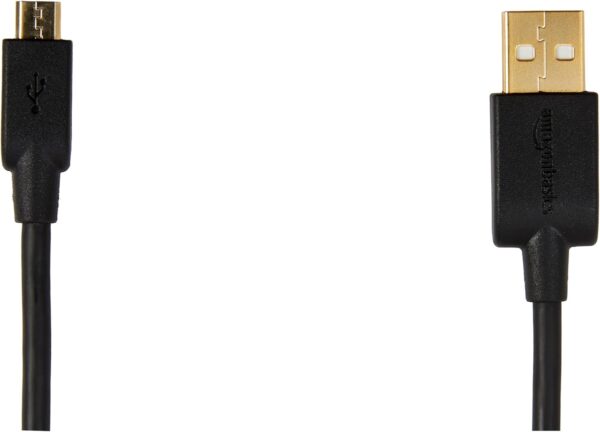 AmazonBasics USB 2.0 A-Male to Micro B Charger Cable, 10 feet, Black - Image 4