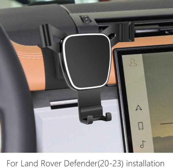 LUNQIN Car Phone Holder for Land Rover Defender 2020-2024 Auto Accessories Navigation Bracket Interior Decoration Mobile Cell Phone Mount case - Image 3