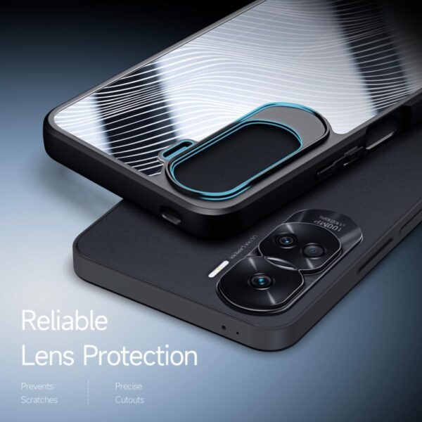 OIATROE Back Cover for Honor 90 Lite/X50i, [Slim-Fit] [Anti-fingerprint] [Matte Texture] -Black - Image 5