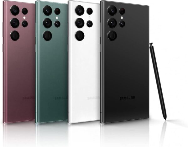 Samsung Galaxy S22 Ultra 5G Mobile Phone 256GB Dual SIM Android Smartphone Burgundy (UAE Version) - Image 4