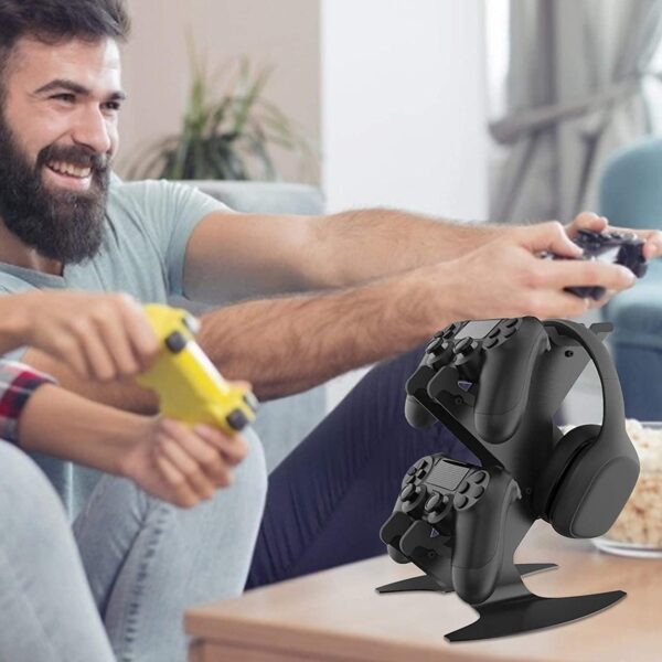 NBCP Controller Holder, Game Controller Rack Headset Stand for Xbox Series X S / Xbox one / PS5 / PS4 / NS / PC /Headset , Aluminum Metal Headset Mount Universal Organizer for Video Game Accessories - Image 10