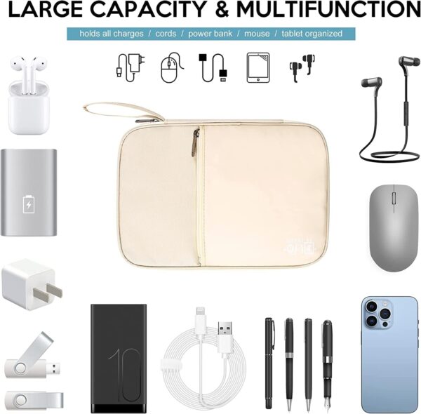 SYOSI Electronics Organizer Travel Cord Organizer Case Compact Electronics Accessories Bag for Cable, Cord, Charger, Phone, Hard Drive - Image 3