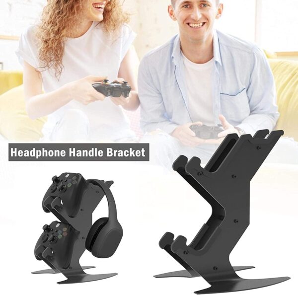 NBCP Controller Holder, Game Controller Rack Headset Stand for Xbox Series X S / Xbox one / PS5 / PS4 / NS / PC /Headset , Aluminum Metal Headset Mount Universal Organizer for Video Game Accessories - Image 8