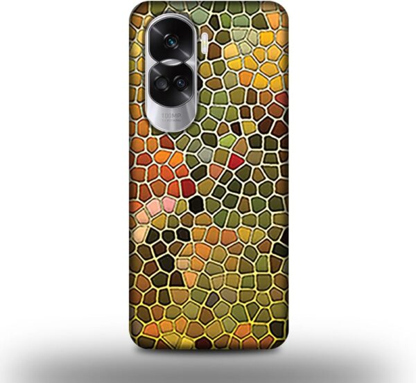 AMC Design TPU Mobile Case Cover for Honor 90 Lite (LTE / 5G) with Glass Art Pattern 21 - Image 2