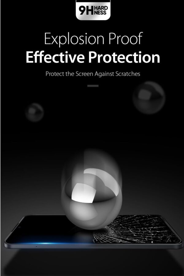 For Honor 90 Lite Screen Protector, Tempered Glass [Full Adhesive][Full Coverage] [Bubble-Free] [Anti Scratch] HD Clear High Responsive for Honor 90 Lite Black - Image 4