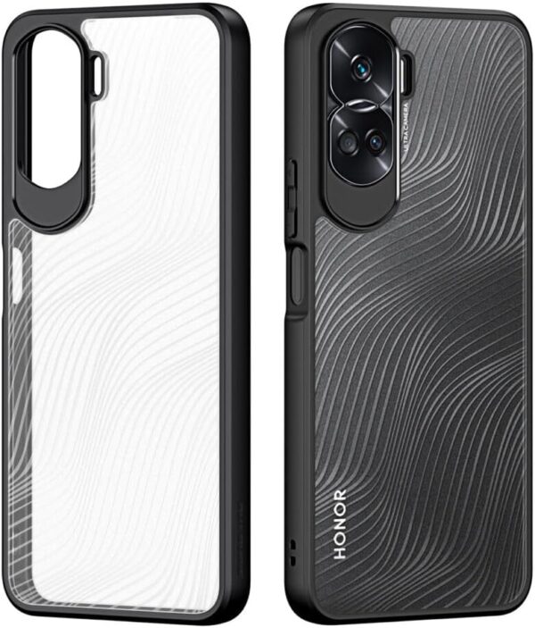 OIATROE Back Cover for Honor 90 Lite/X50i, [Slim-Fit] [Anti-fingerprint] [Matte Texture] -Black - Image 7