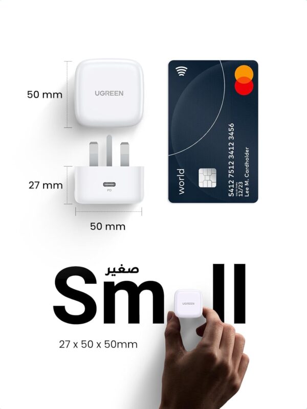 UGREEN iPhone 16 Charger Type C PD 20W Fast USB C Charger Fast Charger Head Type-C Power Plug Universal Travel Adapter USB-C Plug for iPhone 16 Pro Max/16 Pro/15 Pro Max/14/13/12, Samsung, Huawei etc - Image 8