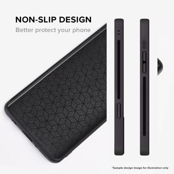 Stylizedd Cover for Honor 90 Lite 5G / Honor X50i 5G Case, Rugged Black Custom Monogram Initial Letter Mandala Floral Pattern Protective Phone Cases - Alphabet - H (Grey) - Image 5